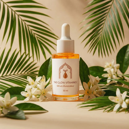Sérum à la vitamine C en flacon compte-gouttes ambré, 30 ml